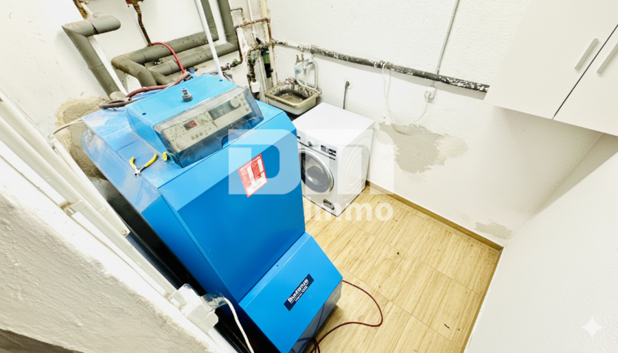 Umfangreich saniertes EFH inkl. PV-Anlage, Terrasse, Wintergarten und Garage + Panoramablick - Heizungskeller / Waschküche